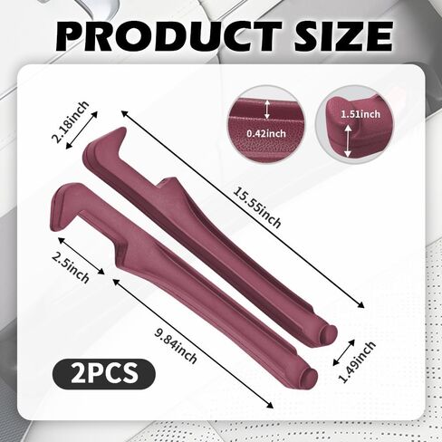 2PCS CAR SET GAP Filler Organizer ، 2 في 1 حشو فجوة السيارة مع وظيفة تعبئة وتخزين لتخزين بطاقات مفاتيح الهواتف ، واقي مقعد متعدد الوظائف عالمي للسيارات in Kuwait