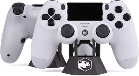 Battle Beaver Smartpad FPS لـ PS4 مع Rutbles Out و TMR ، و USB-C ترقية ، X/O ، المشغلات الذكية ، المصد الذكي ، لوحة ذكية كاملة ، Careing Case White/Black in Kuwait