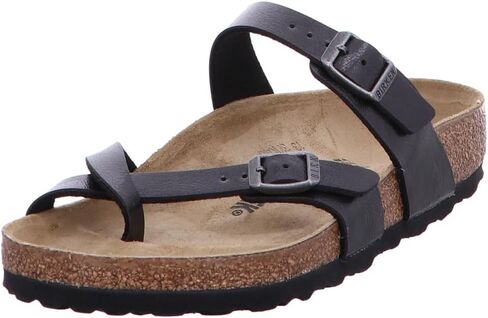 Birkenstock Women's Sandal, Black Schwarz Licorice Birko Flor Graceful, 8 in Saudi Arabia