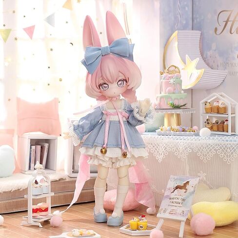 1/12 BJD Dolls Blind Box,Kawaii BJD Dolls Indible Doll Series Ball Jointed Cute Girls BJD Blind Box Collectable Action Figure Posable Dress Up Doll for Girls Gift Toys in Saudi Arabia