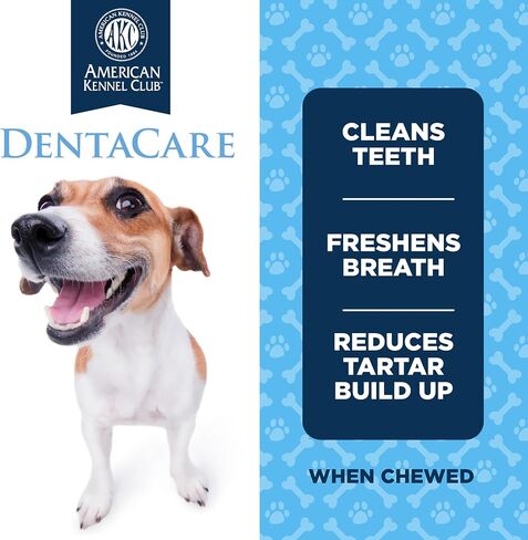 American Kennel Club Dentacare Variety Pack Dog Treats, Includes Strawberry, Blueberry, and Banana Yogurt Flavors, Good for Dog Dental Health, 20 Count in Kuwait
