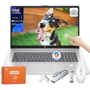 HP 17 Touch Scency Captop for Business ، Intel Ultra 7 255U ، Intel AI Boost (12 NPU TOPS) ، 64 GB DDR5 ، 4 TB SSD ، 17.3 HD+ TOUCH in Kuwait