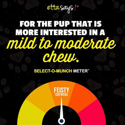 etta says! 7" Select Crunchy Dog Chews - Rawhide-Free Dog Treats - Made in The USA - Odor-Free, All-Natural Ingredients - for Moderate Chewers - Variety - 12 Pack in Kuwait