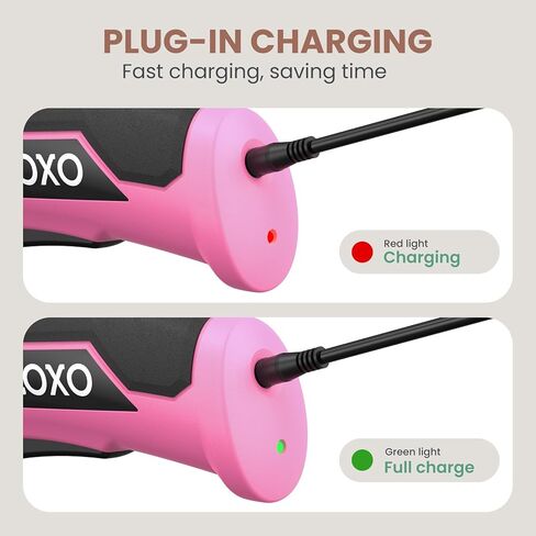 VLOXO Electric Scissors, Cordless Cardboard Cutter Power Box Cutter with Safety Lock, Multi-Cutting Tools for Cardboard, Rechargeable Mini Scissors for Plastic Leather Canvas with Storage Box Orange in Kuwait