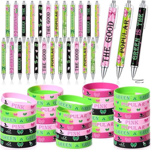 72 Pcs 4th of July Party Favors Patriotic Bracelets Pens Bulk Patriotic USA American Flag Rubber Wristbands Ballpoint Pens for Fourth of July Independence Day Gifts Office Home Supplies in Saudi Arabia