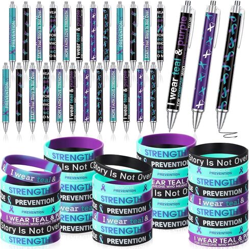 72 Pcs 4th of July Party Favors Patriotic Bracelets Pens Bulk Patriotic USA American Flag Rubber Wristbands Ballpoint Pens for Fourth of July Independence Day Gifts Office Home Supplies in Saudi Arabia