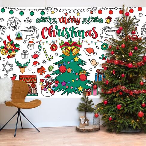 MeetColor Under the Sea Poster Lughs Coloring For Kids ، Wiant Ocean Animals Paper table -extive with 24 color marker set ، ورق لفة تلوين كبير للهدايا في فصول الحفلات ، 72 "× 30" in Saudi Arabia