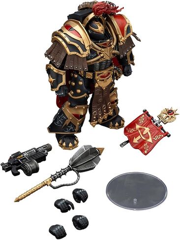 Joytoy Action Figure 1/18 Warhammer The Horus Heresy Sons of Horus Mkvi Tactical Squad Legionary with Legion Vexilla Collection Model Gifts (JT9480) in Kuwait
