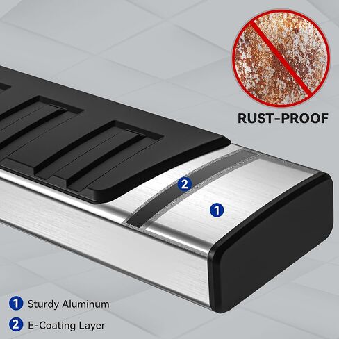 6.5 بوصة من الألواح والخطوات المتوافقة مع 2019-2025 دودج رام 1500 رباعية الكابينة/كابينة ممتدة جديدة على غرار الجسد خطوة نيرف بارات (استبعاد 19-24 رام كلاسيك) ، قضبان NERF in Kuwait