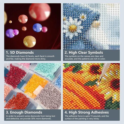 Sjutouci Gnome Diamond Painting Kits للبالغين ، ومجموعات فن الماس للمبتدئين ، DIY 5D Full Drill Gem Craft Art for Home Decoration Gift 12x12 Inch ، مرحبًا بك. in Kuwait