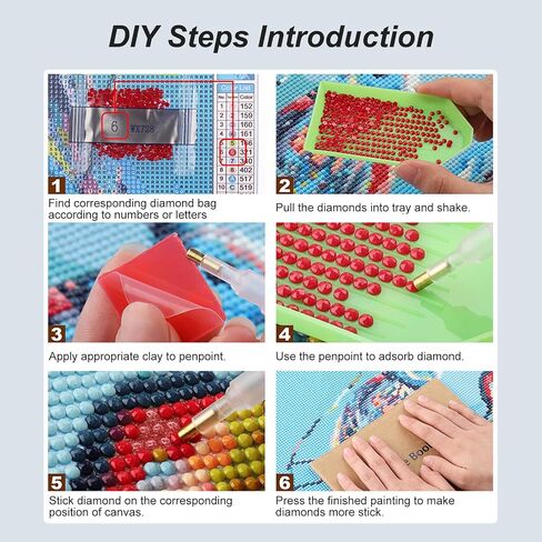 Sjutouci Gnome Diamond Painting Kits للبالغين ، ومجموعات فن الماس للمبتدئين ، DIY 5D Full Drill Gem Craft Art for Home Decoration Gift 12x12 Inch ، مرحبًا بك. in Kuwait