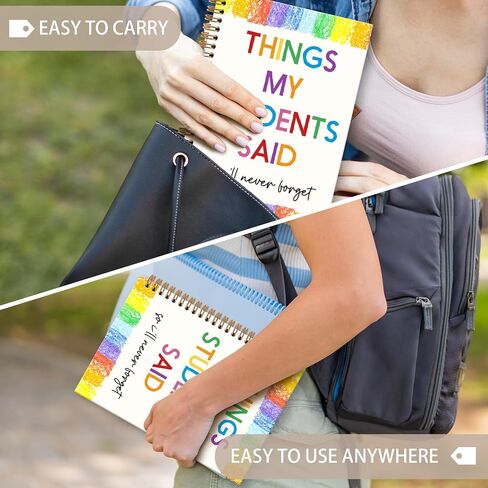 Teacher Gifts Notebook Journal, Teacher Journal, Things My Students Said Funny Notebooks Gifts for Teachers Women, Teachers College School Office Supplies, TeachersDay Gift, 6x8.2In in Kuwait