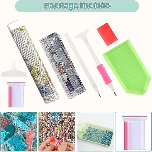CEOVR Seaside House Atties Diamond Art Kits للبالغين ، ونقاط اللوحة الماسية الشاطئية DIY GEM ART ، و CANET CARFS KITS DICER FOR Home Office 12x16in in Saudi Arabia