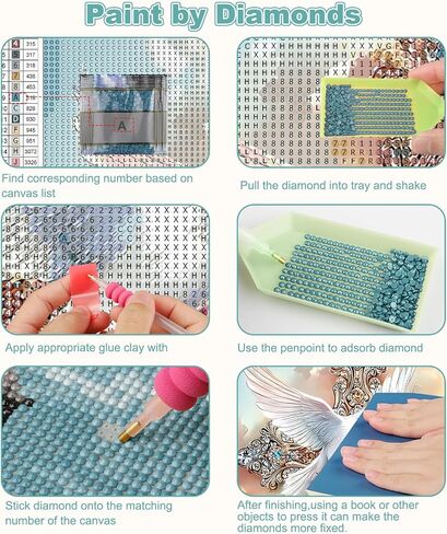CEOVR Seaside House Atties Diamond Art Kits للبالغين ، ونقاط اللوحة الماسية الشاطئية DIY GEM ART ، و CANET CARFS KITS DICER FOR Home Office 12x16in in Saudi Arabia