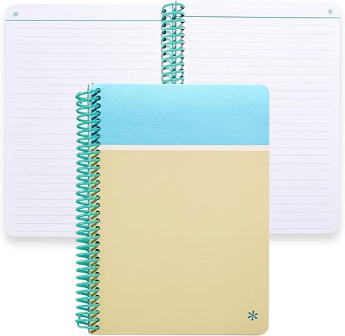 Erin Condren 7x9 Monochrome Spiral Notebook, Lined Layout with 80 Lb. Paper, Fuchsia Monochrome Classic Cover, Lined Notebook, Colored Coil in Saudi Arabia