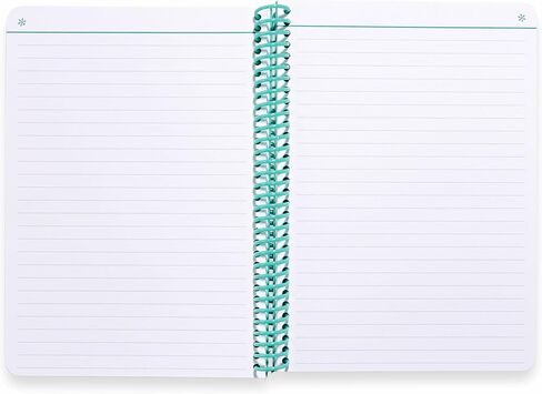 Erin Condren 7x9 Monochrome Spiral Notebook, Lined Layout with 80 Lb. Paper, Fuchsia Monochrome Classic Cover, Lined Notebook, Colored Coil in Saudi Arabia