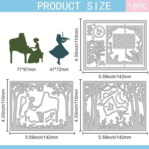 Globleland Fashion امرأة قطع يموت من أجل قصاصات DIY المعادن الزهور سيدة قطع يموت نظارة شمسية يموت قطع لبطاقات صنع البطاقات حرفة ألبوم الصور in Saudi Arabia