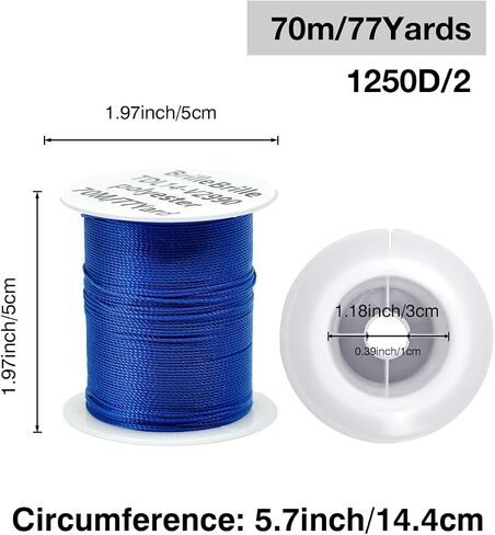 Extra Strong Upholstery Thread Repair Sewing Kit,Polyester Thread for Sewing with 7 Size Sewing Needles for Furniture,Leather&Canvas Stitching,70m/Spool,White,Black,Brown in Saudi Arabia