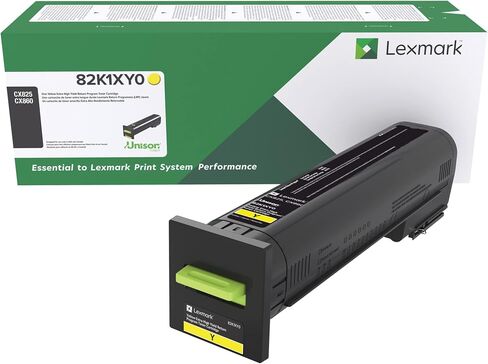 Lexmark 82K1XY0 CX825, CX860 Yellow Extra High Yield Return Program Cartridge Toner in Saudi Arabia