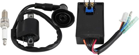 SCITOO Igniter CDI BOX Ignition Coil and Spark Plug 2000-2005 for Honda Rancher 350 TRX350FE 4x4 ES; Rancher 350 TRX350FM 4x4 S;Rancher 350 TRX350TE 2x4 ES 30510-HN5-670 30410-HN5-671 30400-HN5-305 in Saudi Arabia