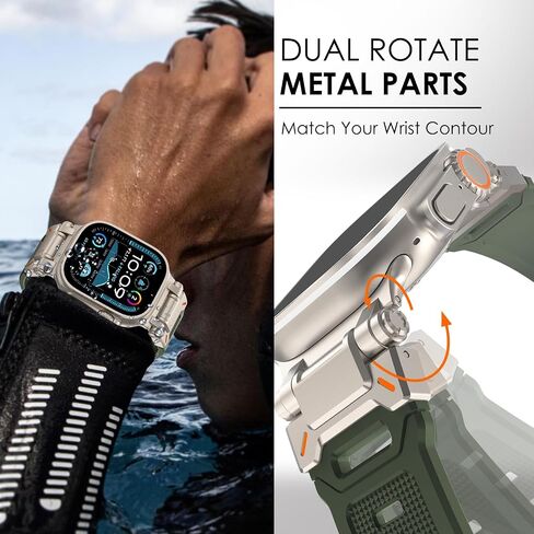 FULLIFE Designed for Apple Watch Band Apple Watch Ultra 3/2/1 49mm for Men in Kuwait