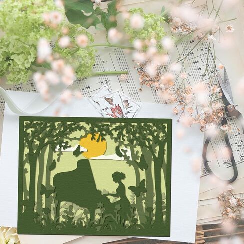 GLOBLELAND Cowboy Horse Cutting Dies Metal Cloud Bird Die Cuts Grass Silhouette Cutting Embossing Templates for Scrapbooking Crafts Paper Cards Making in Saudi Arabia