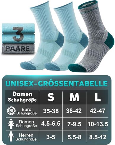 خفيفة الوزن طاقم ميكرو الجوارب المشي لمسافات طويلة Coolmax Merino Wool Compression Miosture Wicking anti-plister cushioned in Kuwait