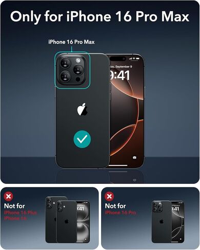 ESR for iPhone 17 Pro Max Case ، التحكم في الكاميرا ، متوافق مع Magsafe ، حماية من الدرجة العسكرية المقاومة للصدمات ، حالة الهاتف المغناطيسي لـ iPhone 17 Pro Max ، Classic Hybrid Case ، Frosted Pink in Kuwait