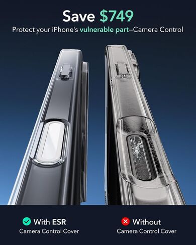 ESR for iPhone 17 Pro Max Case ، التحكم في الكاميرا ، متوافق مع Magsafe ، حماية من الدرجة العسكرية المقاومة للصدمات ، حالة الهاتف المغناطيسي لـ iPhone 17 Pro Max ، Classic Hybrid Case ، Frosted Pink in Kuwait