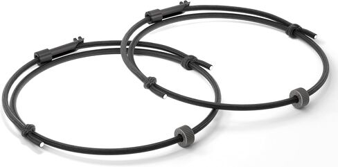 GTFO Survival Bracelet - Tactical Tungsten Carbide Glass Breaker for Men, Hidden Emergency Escape Tool for Car Window Breaking, EDC Wrist Strap (2 Pack) in Saudi Arabia