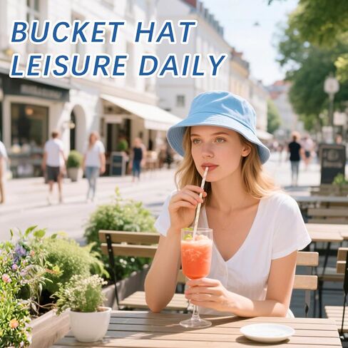 8PCS Khaki Bucket Hats Blank for Women Men Bucket Hats Bulk Blank Sun Hat for Beach Fishing Outdoor Camping Sun Cap Adult DIY Logo Hand Draw Print Heat Transfer in Kuwait
