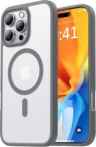 Magnetic for iPhone 17 Case, [Anti-Slip] [Military-Grade Drop Protection] [Camera Protection] Skin-Friendly Slim Translucent Shockproof Protective for iPhone 17 Phone Case, Crystal Clear in Saudi Arabia
