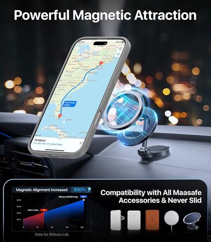 Magnetic for iPhone 17 Case, [Anti-Slip] [Military-Grade Drop Protection] [Camera Protection] Skin-Friendly Slim Translucent Shockproof Protective for iPhone 17 Phone Case, Crystal Clear in Saudi Arabia