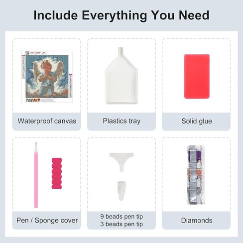 SJUTOUCI Gnome Diamond Art Painting Kits for Adults, Beach Diamond Art Kits for Beginners, 5D DIY Full Drill Gem Craft Art for Home Decor Gift 12x12 inch in Saudi Arabia