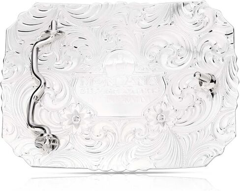 Montana Silversmiths Classic Western two-bucle مع Longhorn in Saudi Arabia