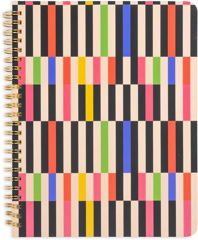 ban.do Rough Draft Mini Spiral Notebook with Saying, 8.5" x 6.75" with Pockets and 160 Lined Pages (Pink Plaid) in Saudi Arabia
