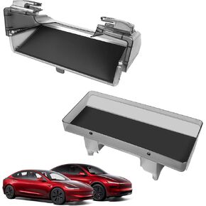 for Tesla Model Y Upgrade Behind Screen Storage Box Dashboard Hidden Organizer Tray Non-Slip Sunglass Card Holder for 2021-2023 Tesla Model 3 and 2021-2025 Model Y (Not fit 2025 Juniper) in Kuwait