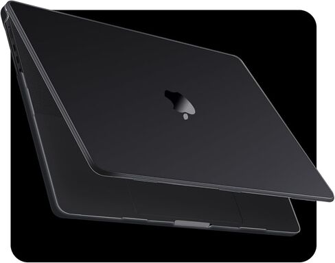 Moseso متوافق مع MacBook Pro 16 بوصة Case 2025 2024 2023 2022 2021 M4 M3 M1 M1 A3403 A3186 A2991 A2780 A2485 Pro Max Chip ، Ultra-Thin Natural Color Clate Hard Case ، Space Black Clear in Saudi Arabia
