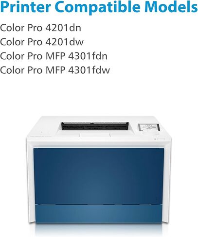 206X Toner Cartridges 4 Pack High Yield Compatible for 206X 206A Set for Color Laser Jet Pro M255dw M255nw MFP M283fdw M283cdw M282nw M283fdn Printer Ink (Black/Cyan/Yellow/Magenta) in Saudi Arabia