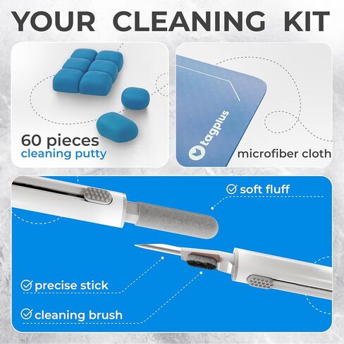 بالنسبة إلى AirPod Cleaner Kit + Pro Cleaning Tool - متوافقة مع مجموعة أذن تسمم الأذن لـ iPhone Cleaning Kit لـ iPhone Cleaner Kit for AirPods Cleaning Kiting Cleaning Phone Kit in Saudi Arabia
