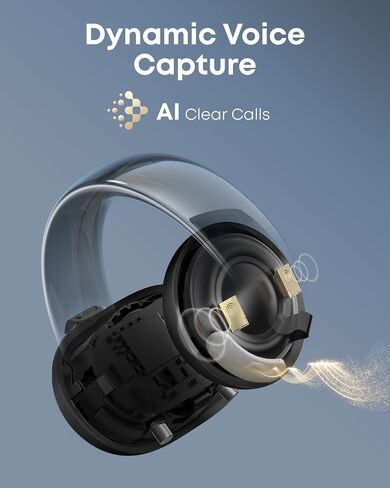 Soundcore AeroClip by Anker Open Ear Earbuds, Clip On Earbuds (Renewed) in Kuwait