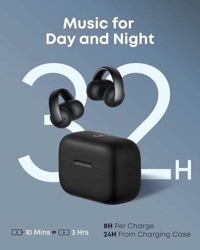Soundcore AeroClip by Anker Open Ear Earbuds, Clip On Earbuds (Renewed) in Kuwait