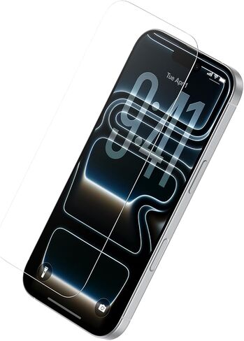 Belkin ScreenForce UltraGlass 2 Screen Protector for iPhone 17 Pro, 25X Stronger Glass, Scratch-Resistant & Impact Protection, Easy Align Tray for Bubble-Free Application, Made with Recycled Glass in Saudi Arabia