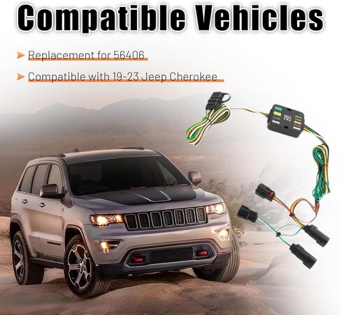 56327 تسخير الأسلاك مقطورة ، مجموعة أسلاك مقطورة من جانب مركبة من جانب مركبة لعام 2015-2024 F-ORD Transit 150 ، 250 ، 350 ، HD ، 4 اتصالات T المسطحة لشاحنات الشحن العابرة ، عربة الركاب in Kuwait