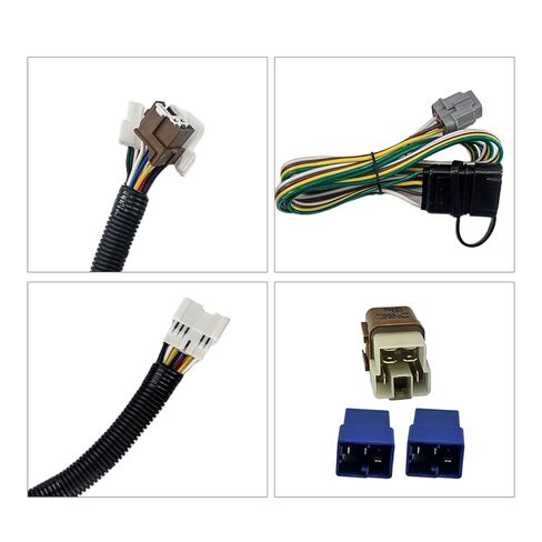 56327 Trailer Wiring Harness, 4-Pin Vehicle-Side Trailer Wiring Kit for 2015-2024 F-ord Transit 150, 250, 350, HD, 4 Flat T-Connector for Transit Cargo Van, Passenger Wagon in Kuwait