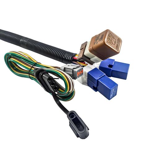 56327 Trailer Wiring Harness, 4-Pin Vehicle-Side Trailer Wiring Kit for 2015-2024 F-ord Transit 150, 250, 350, HD, 4 Flat T-Connector for Transit Cargo Van, Passenger Wagon in Kuwait