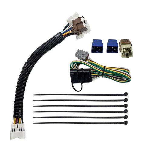 56327 Trailer Wiring Harness, 4-Pin Vehicle-Side Trailer Wiring Kit for 2015-2024 F-ord Transit 150, 250, 350, HD, 4 Flat T-Connector for Transit Cargo Van, Passenger Wagon in Kuwait