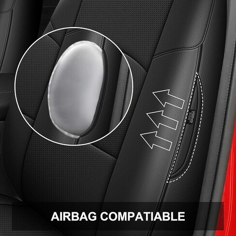 Custom Fit Seat Covers for Dodge RAM 1500 2019 2020 2021 2022 2023 2024 2025 Leather Cars Seats Cover Full Set Black in Kuwait