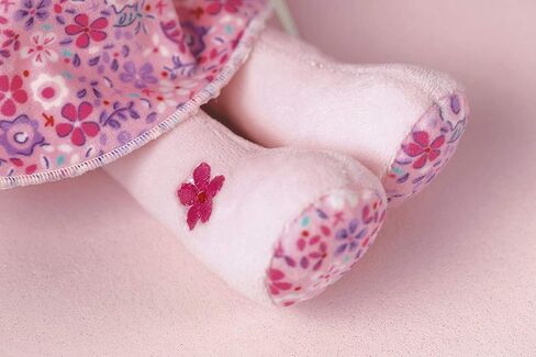 Kaloo Tendresse My First Fabric Doll Fleur K 7" Soft Plush Figure in Pink Floral Dress with Baby Safe Embroidered Face Machine Washable for Ages 0+ in Saudi Arabia