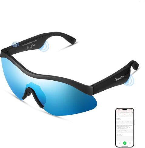 Camera Glasses, Smart Glasses with Camera and Bluetooth for Men/Women 8MP 4K HD Video Recording Anti-Shake 32G Support Chart GPT,WiFi,AI Voice Assistant,Translate,Music in Saudi Arabia